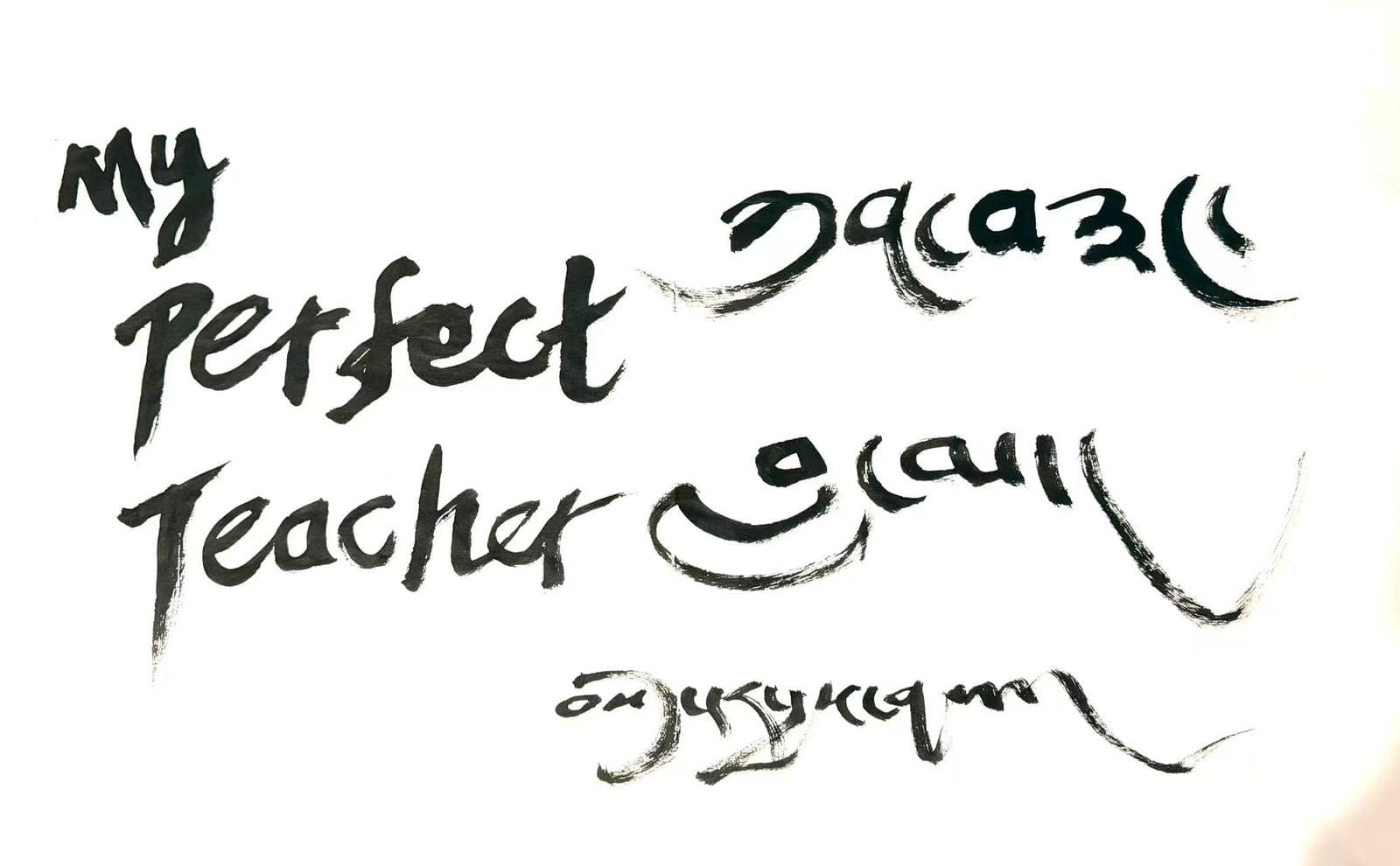 My Perfect Teacher Autograph